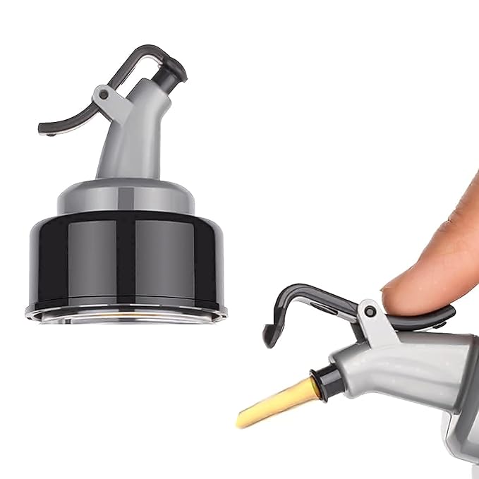 Oil Dispenser Bottle Set – 1000mlLeak-Proof Bottle with Steel Pourer for Kitchen Use (Set of 2)