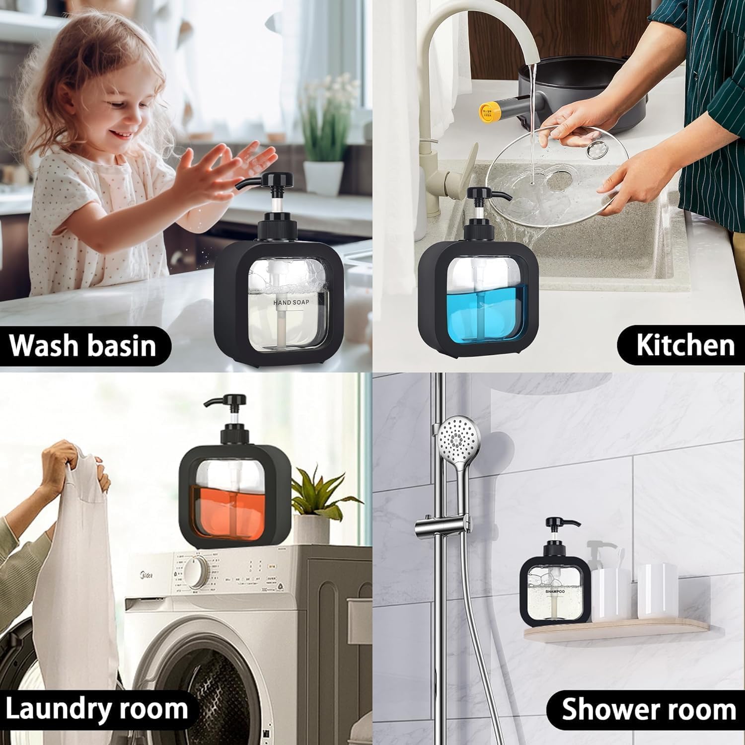 Handwash Dispenser Bottle – Durable, Leak-Proof & Stylish – 500ml