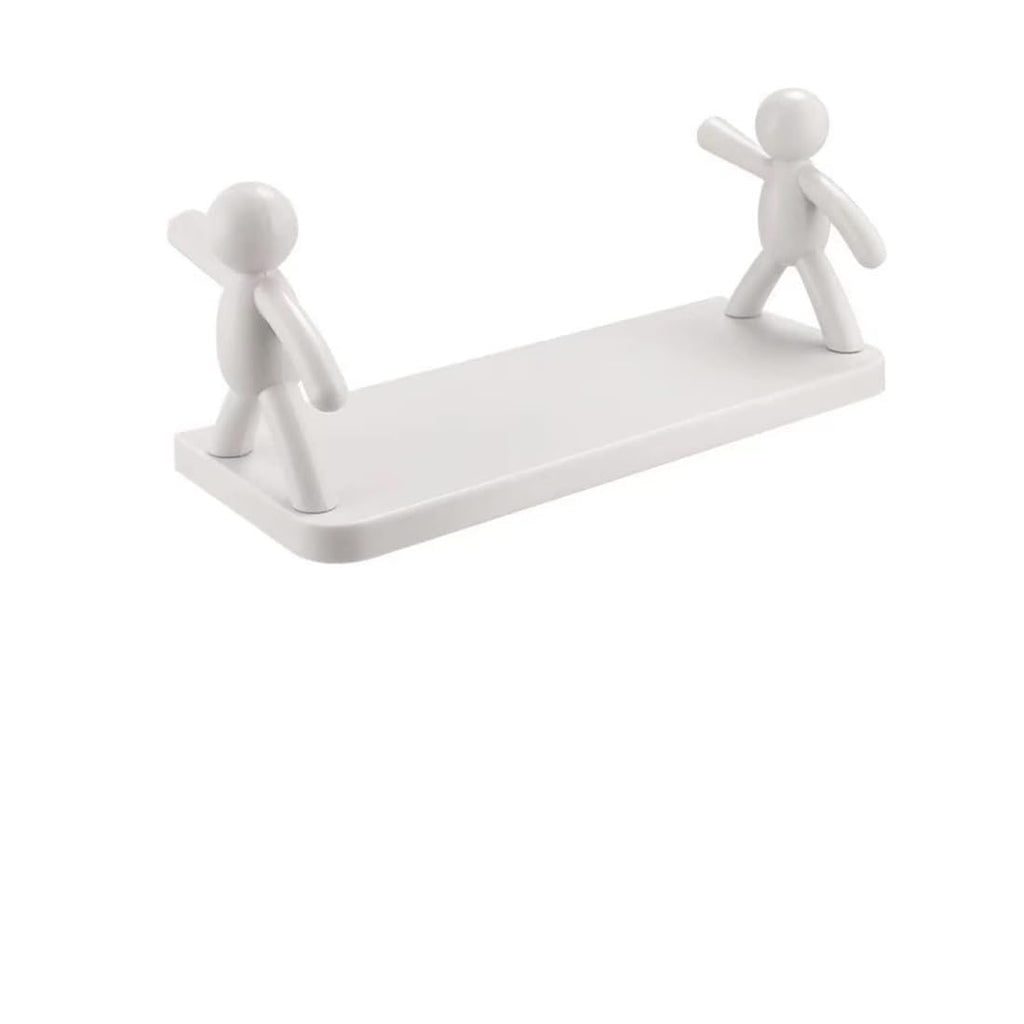 Pack of 2 Self-Adhesive Wall Mounted Storage Shelf | Space-Saving Design | Perfect for Kitchen or Bathroom Organization