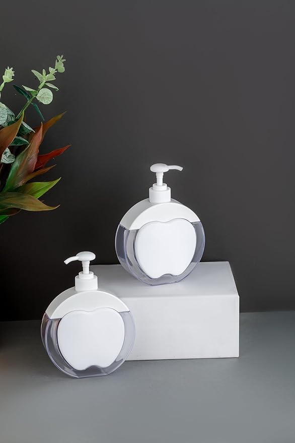 Apple-Shaped soap Dispenser for wash Basin Plastic Detachable Hand sanitizer Shower Gel Bottle for Bathroom handwash Dispenser Bottle