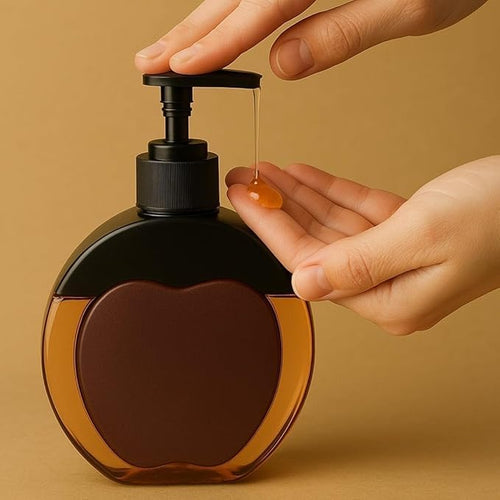 Apple-Shaped soap Dispenser for wash Basin Plastic Detachable Hand sanitizer Shower Gel Bottle for Bathroom handwash Dispenser Bottle