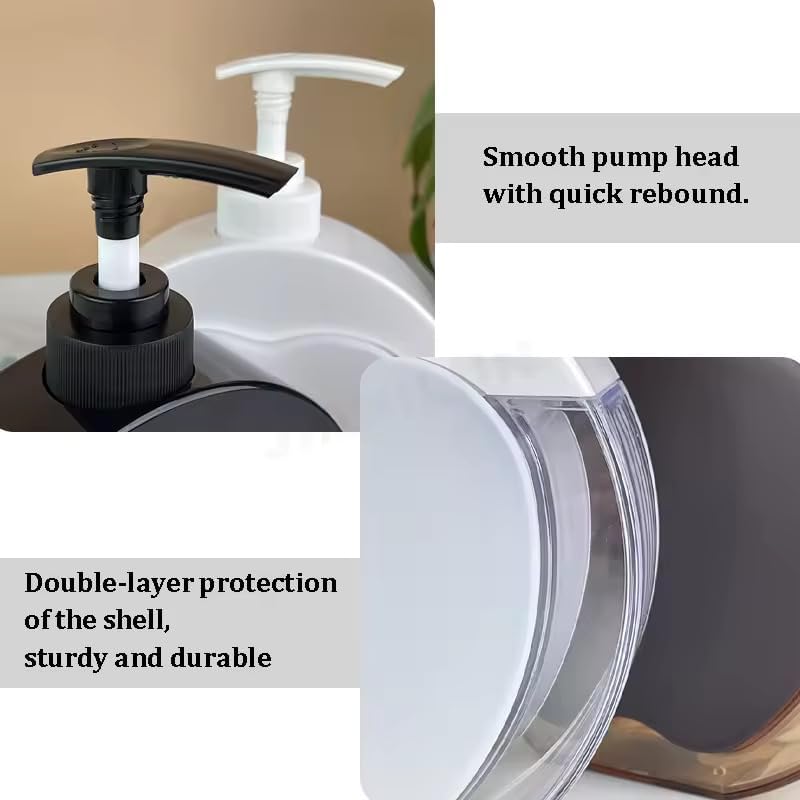 Apple-Shaped soap Dispenser for wash Basin Plastic Detachable Hand sanitizer Shower Gel Bottle for Bathroom handwash Dispenser Bottle